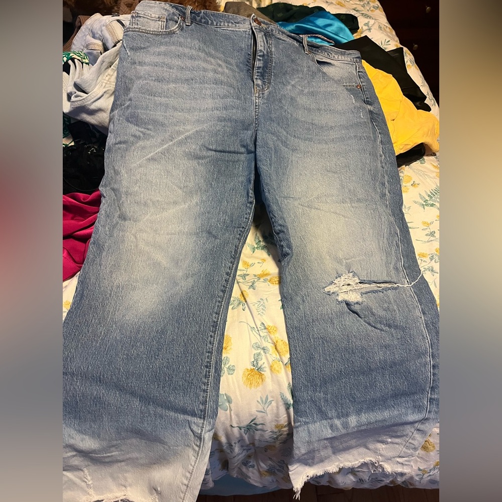 Loft Ombré Hi-Waist Jeans